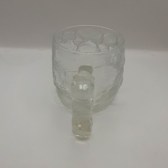 Vintage 1993 McDonald's "RocDonalds" The Flintstones Clear "Rock" Mug Set of 2 - Picture 2 of 11